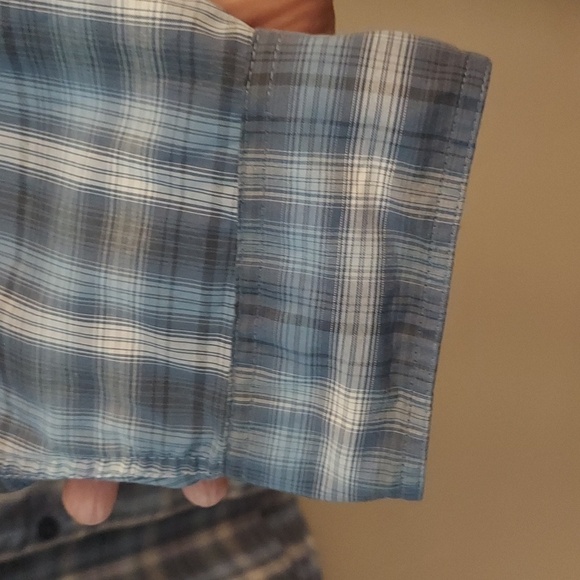 VAN HEUSEN Plaid Button Down Long Sleeve Collared Vented Shirt - Picture 6 of 14